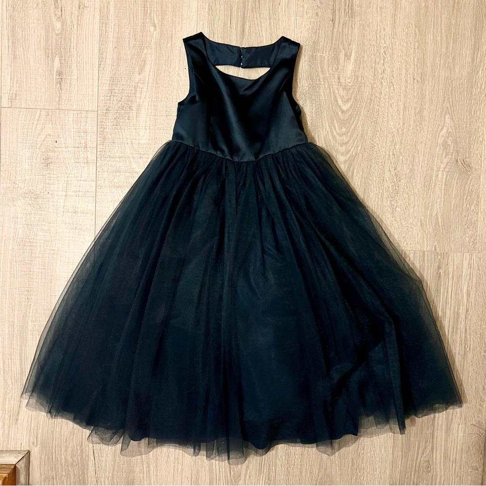 Elegant Navy Girl’s Tulle Dress